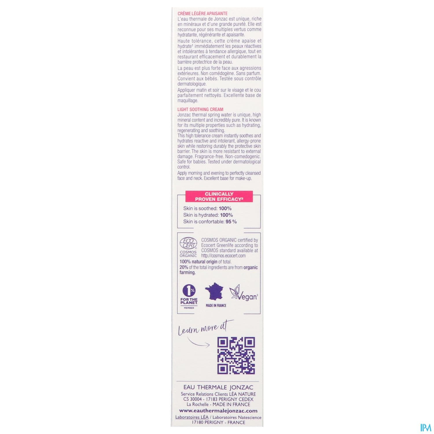 JONZAC REAC CONTROL CR LEGERE 40ML
