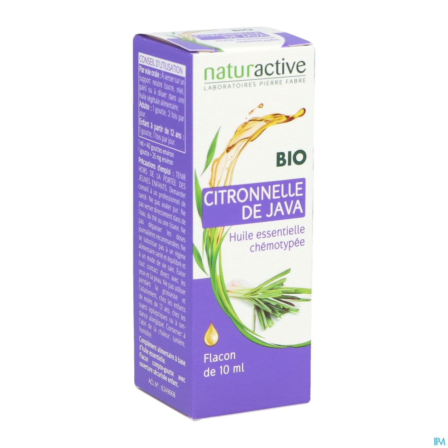 NATURACTIVE CITRON JAVA HE BIO10ML