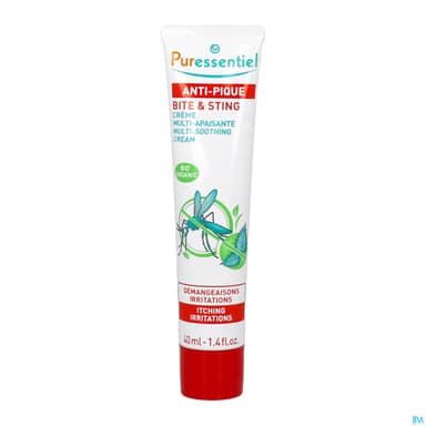 Puressentiel Creme Multi Apaisante Antipique Aux He Et Hv Bio 40ml