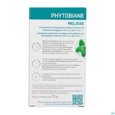 Pileje Phytobiane Melisse Comprime Liberation Prolongee 30