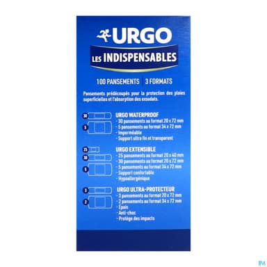 URGO INDISPENSABLES PANS MULTIX100
