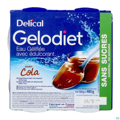 DELICAL GELODIET EAU S/S COLA120X4