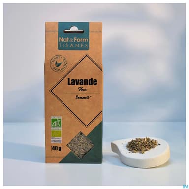 NAT&FORM TIS LAVANDE BIO 40G