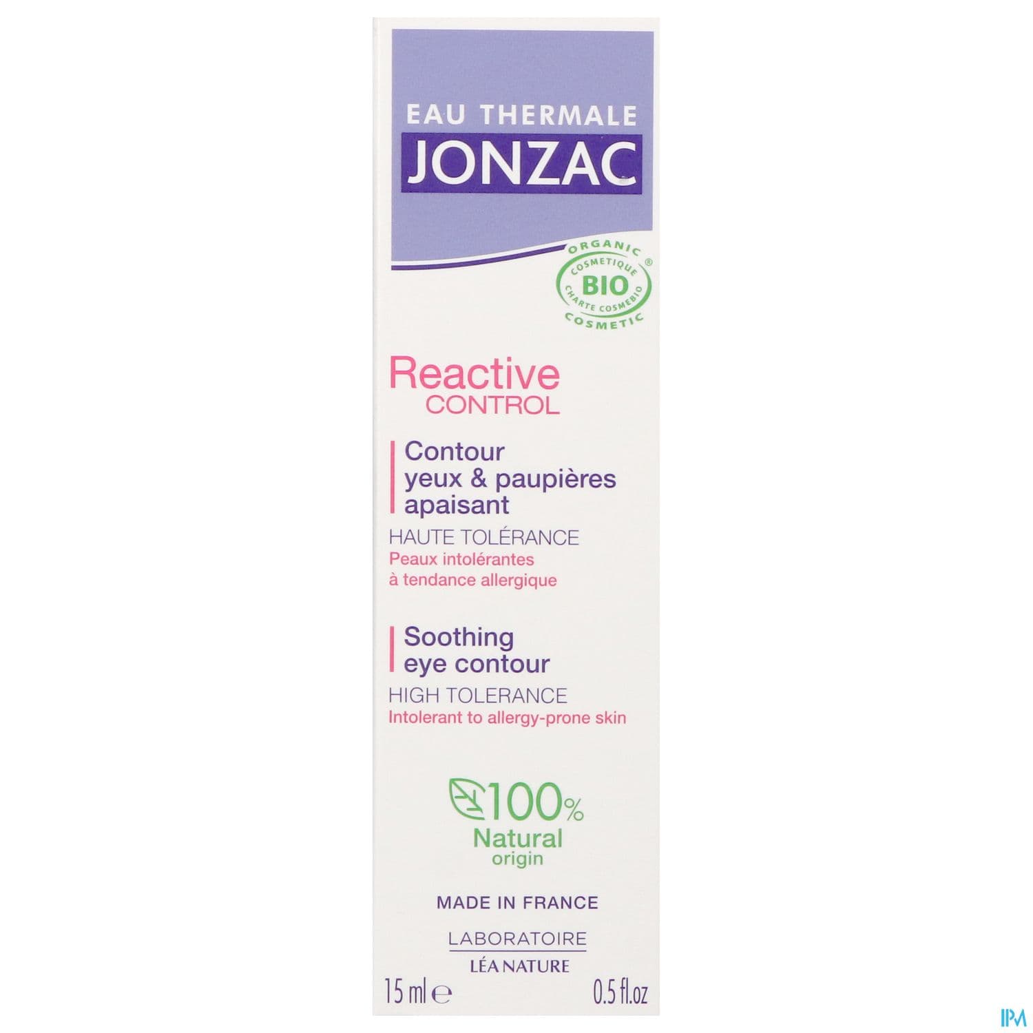 JONZAC REAC CONTROL YEUX PAUP 15ML