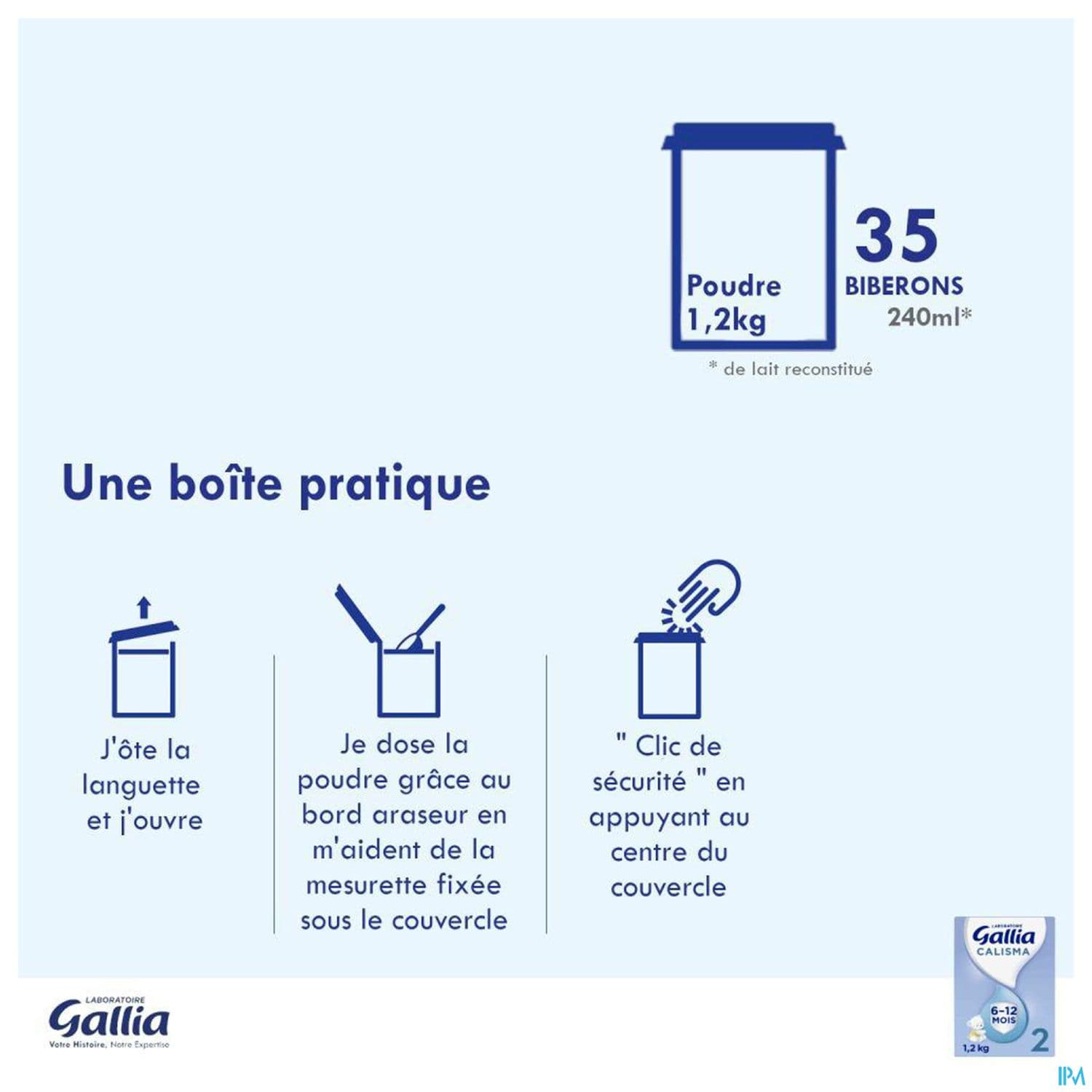 Gallia Calisma 2eme Age 1200g