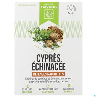 Dayang Cypres Echinacee Gelule Vegetale 30