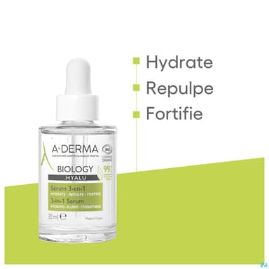 A-DERMA HYALU SERUM 3EN1 30ML
