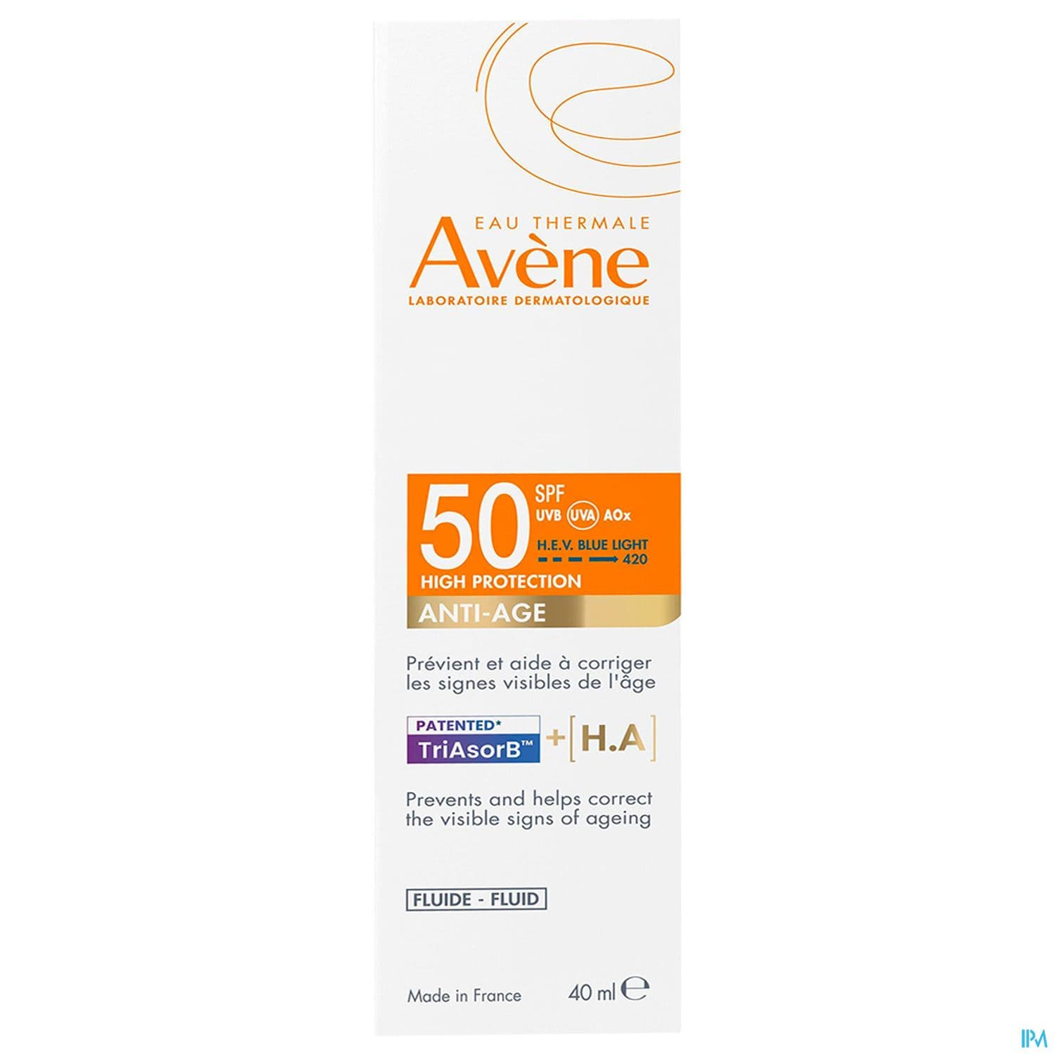 AVENE SOL SPF50 A/AGE 40ML