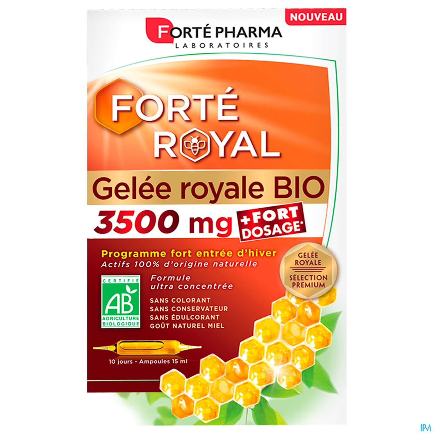FORTE GELEE ROYALE BIO3500MG AMP10