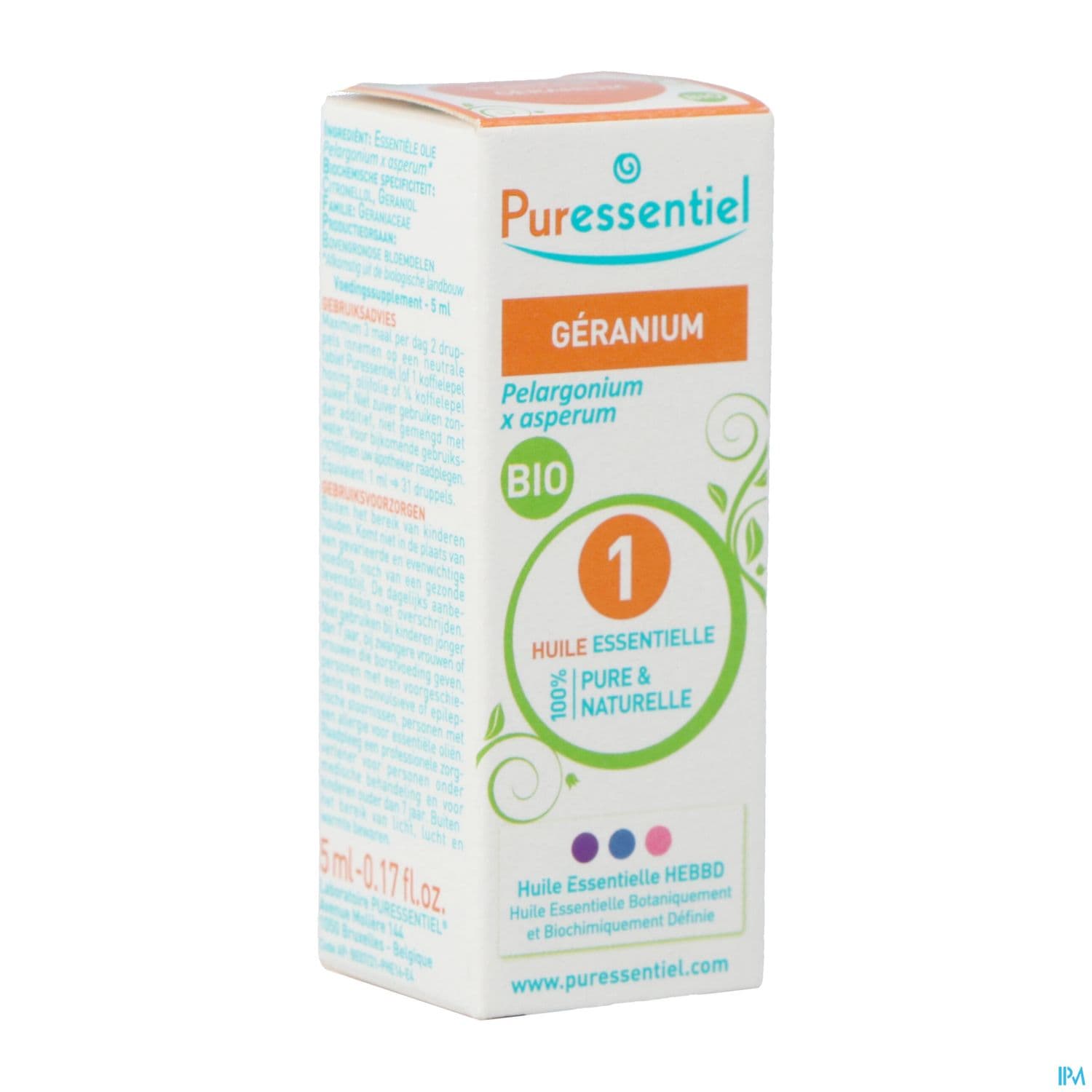 Puressentiel Huile Essentielle Geranium Bio 5ml