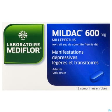 Mildac 600mg Comprime 15