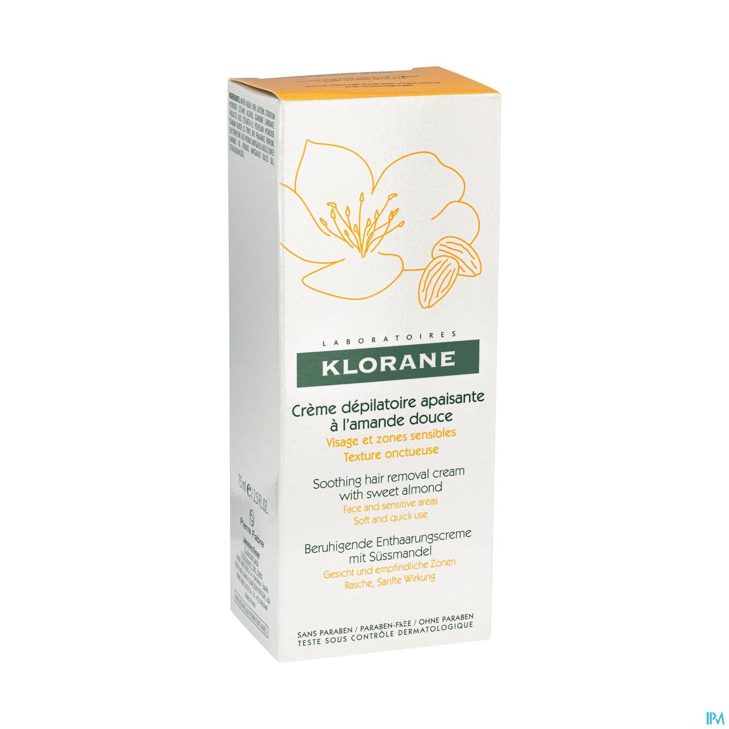 KLORANE CR DEPIL ZONE SENSIBL 75ML — Pharmacie de Tamaris