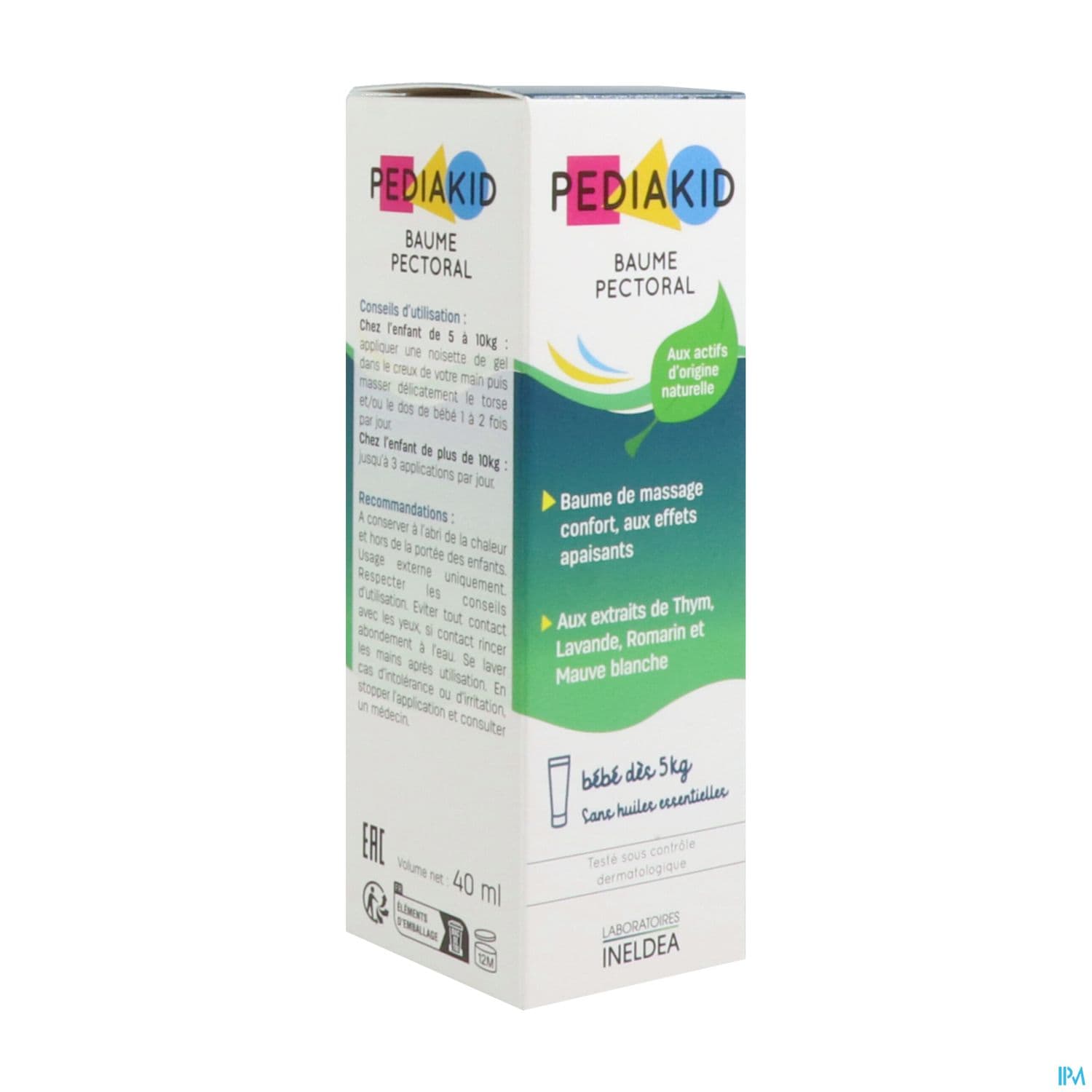Ineldea Pediakid Baume Pectoral Tube 40ml