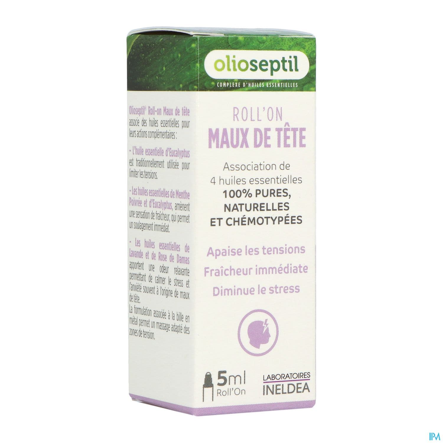 OLIOSEPTIL ROLLON MAUX TETE5ML