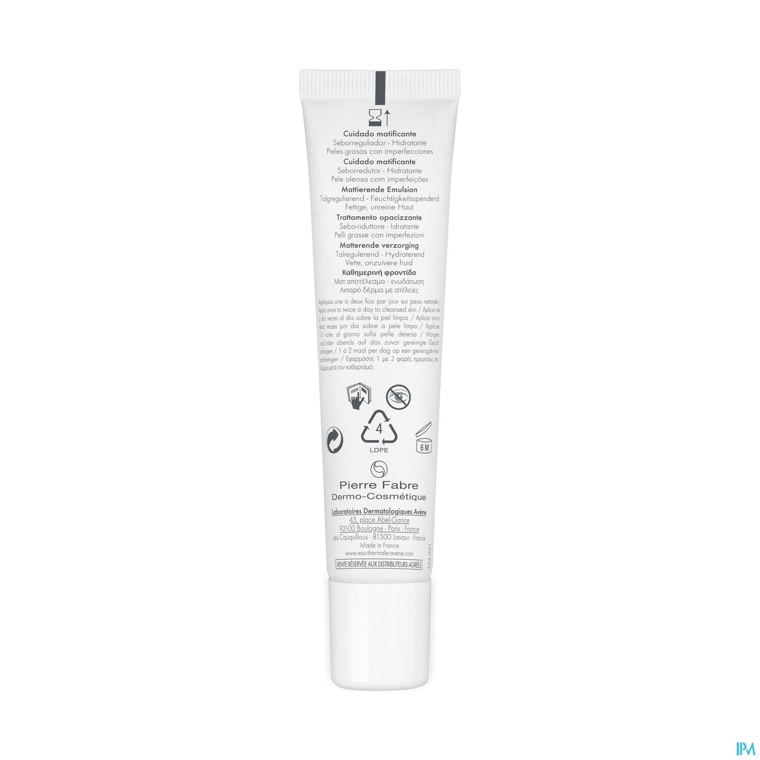 AVENE CLEANANCE SOIN MAT 40ML