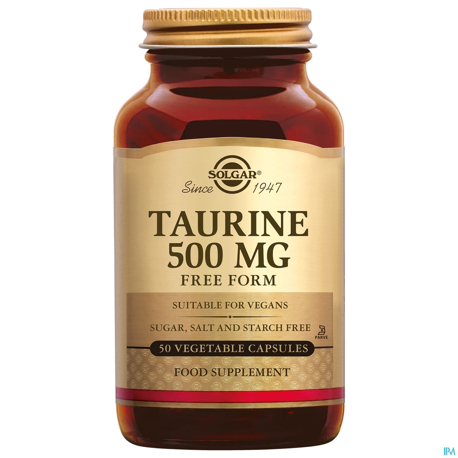 Solgar Taurine 500mg Gelule Vegetale 50