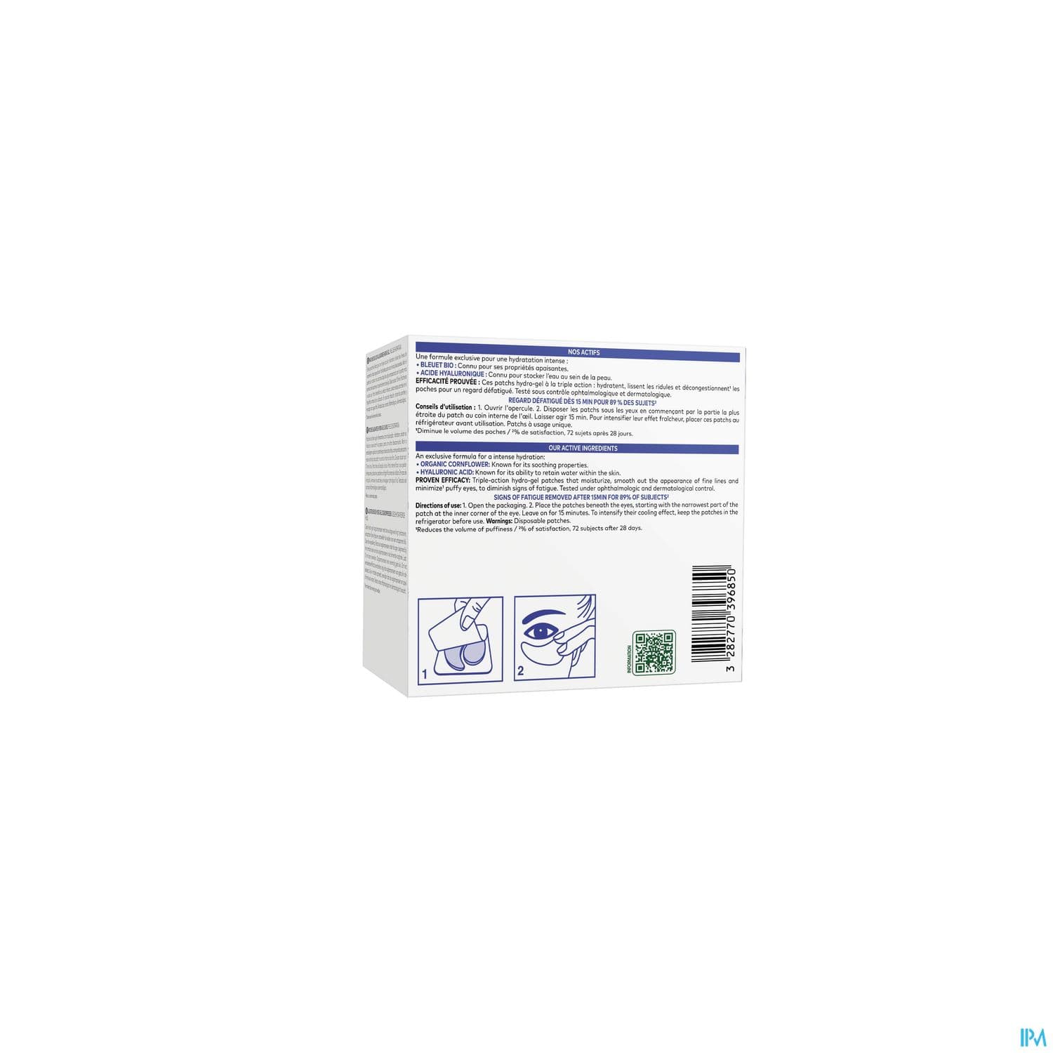 KLORANE PATCH YEUX LISSANT BTE 7P