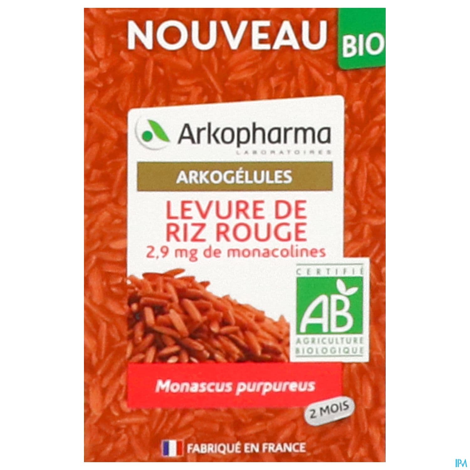 ARKOG LEVURE RIZ ROUGE BIO GELUL60
