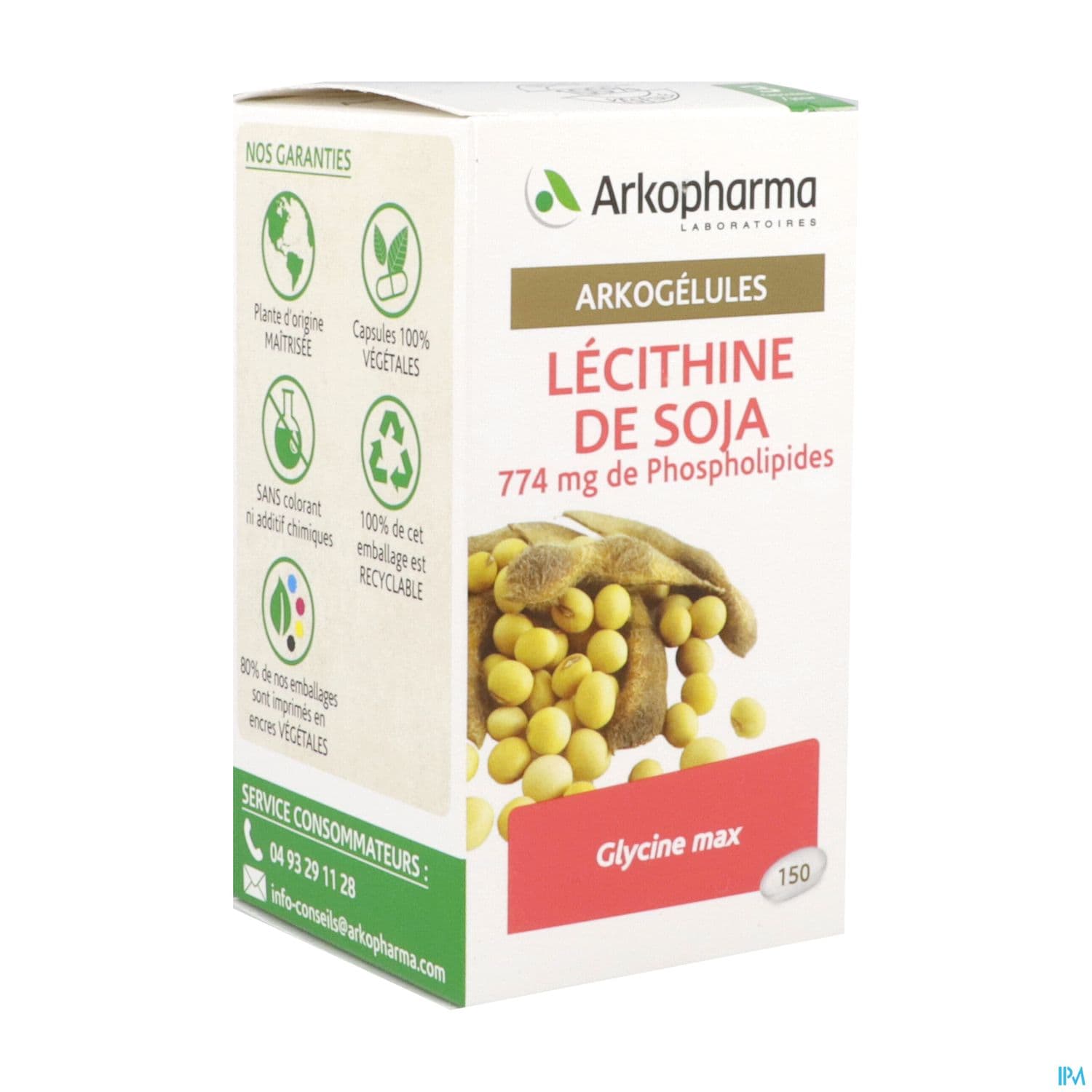Arkopharma Arkogelules Lecithine De Soja Bio Capsule 150