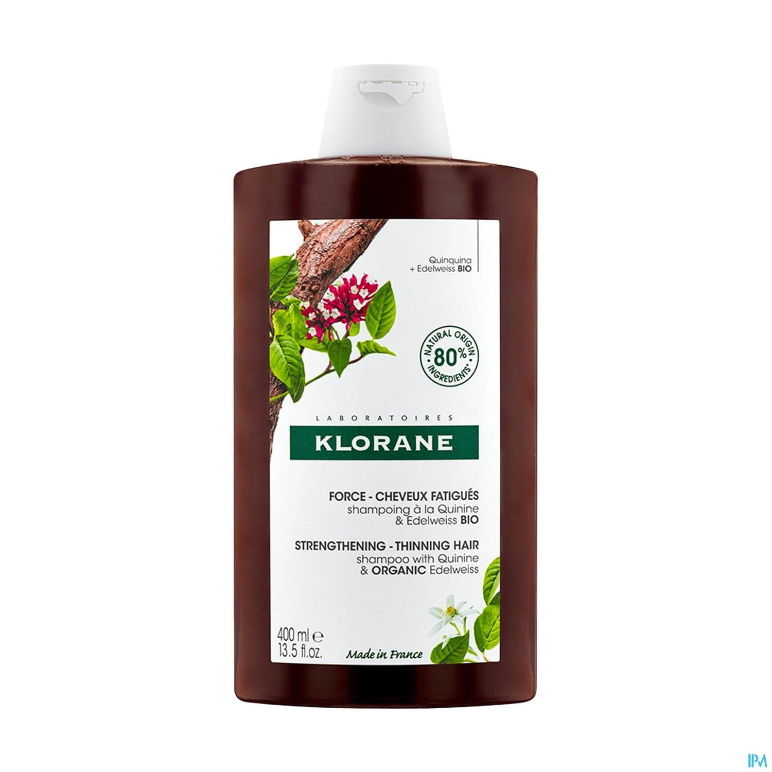 KLORANE SH QUININE EDELWEISS 400ML
