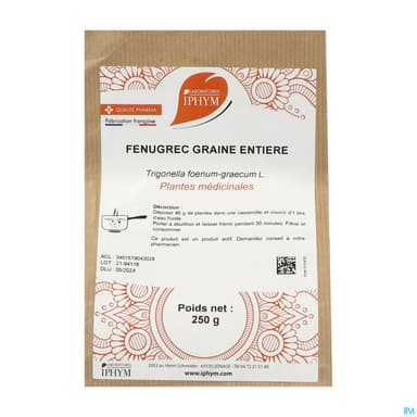 Iphym Fenugrec Graine Entiere 250g