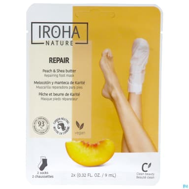 IROHA MASQ CHAUSS REPAR PIED 2X9ML
