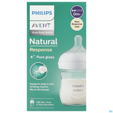 BIB AVENT NAT RESPONSE VERRE 120ML