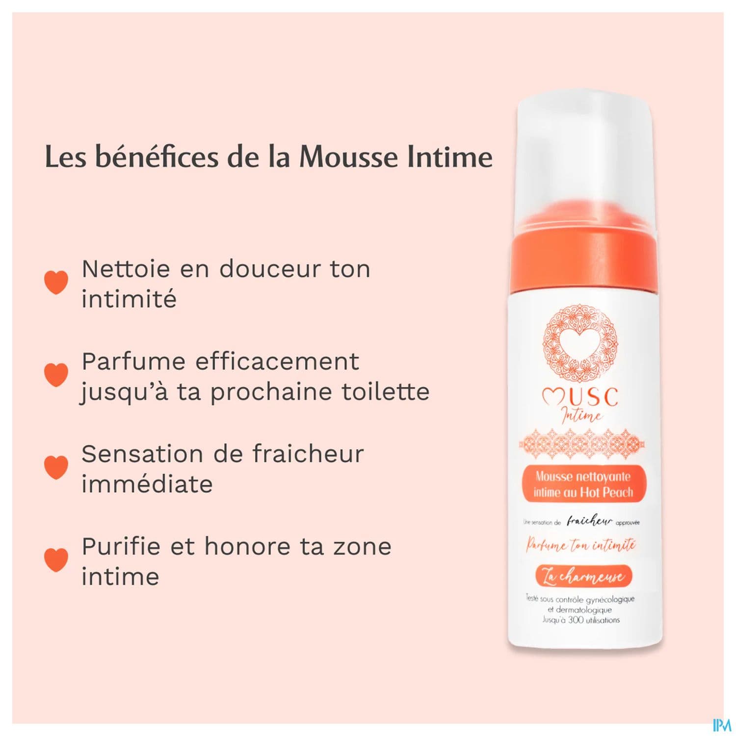 MUSC INTIME HOT PEACH MOUSSE 150ML