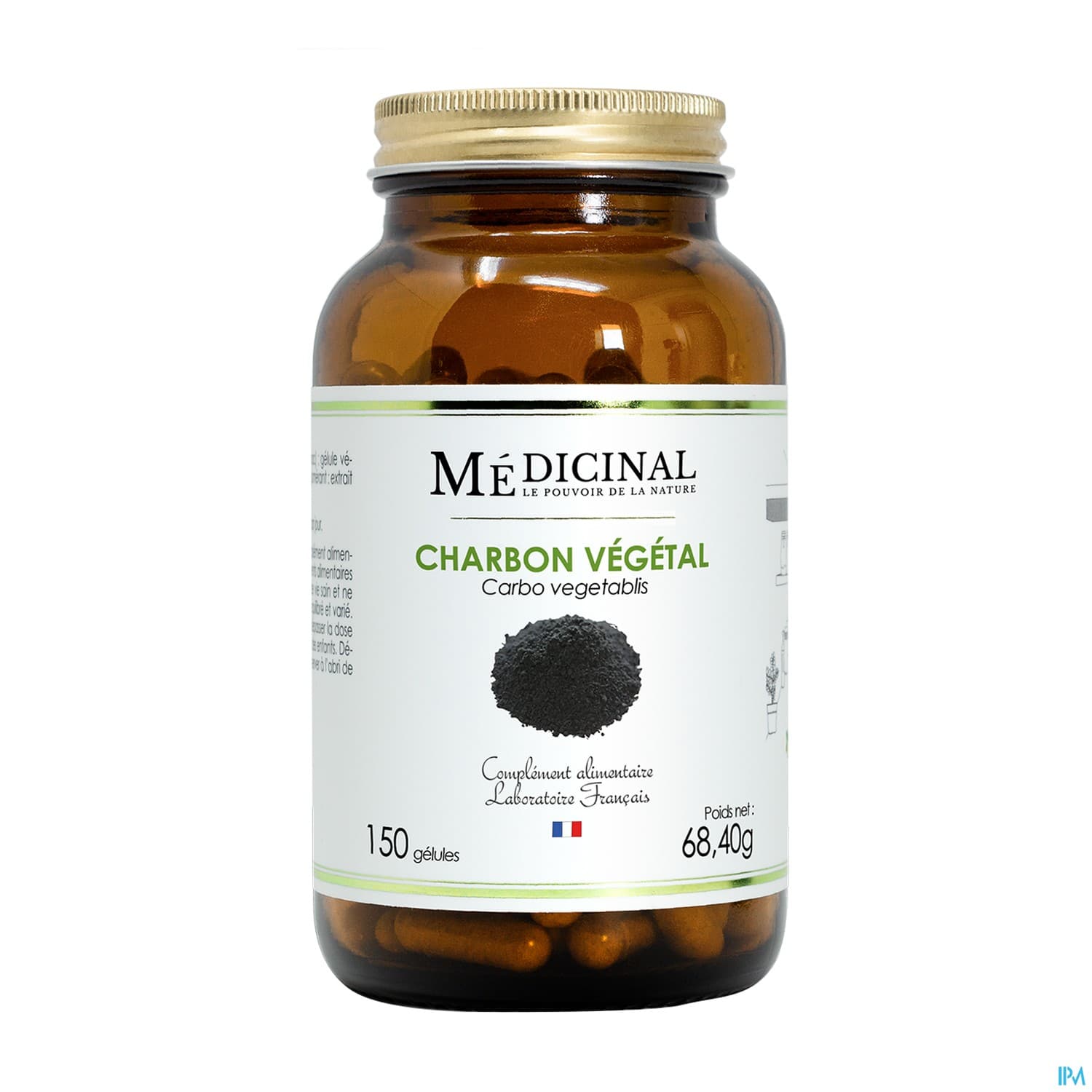 Medicinal Charbon Vegetal Gelule 150