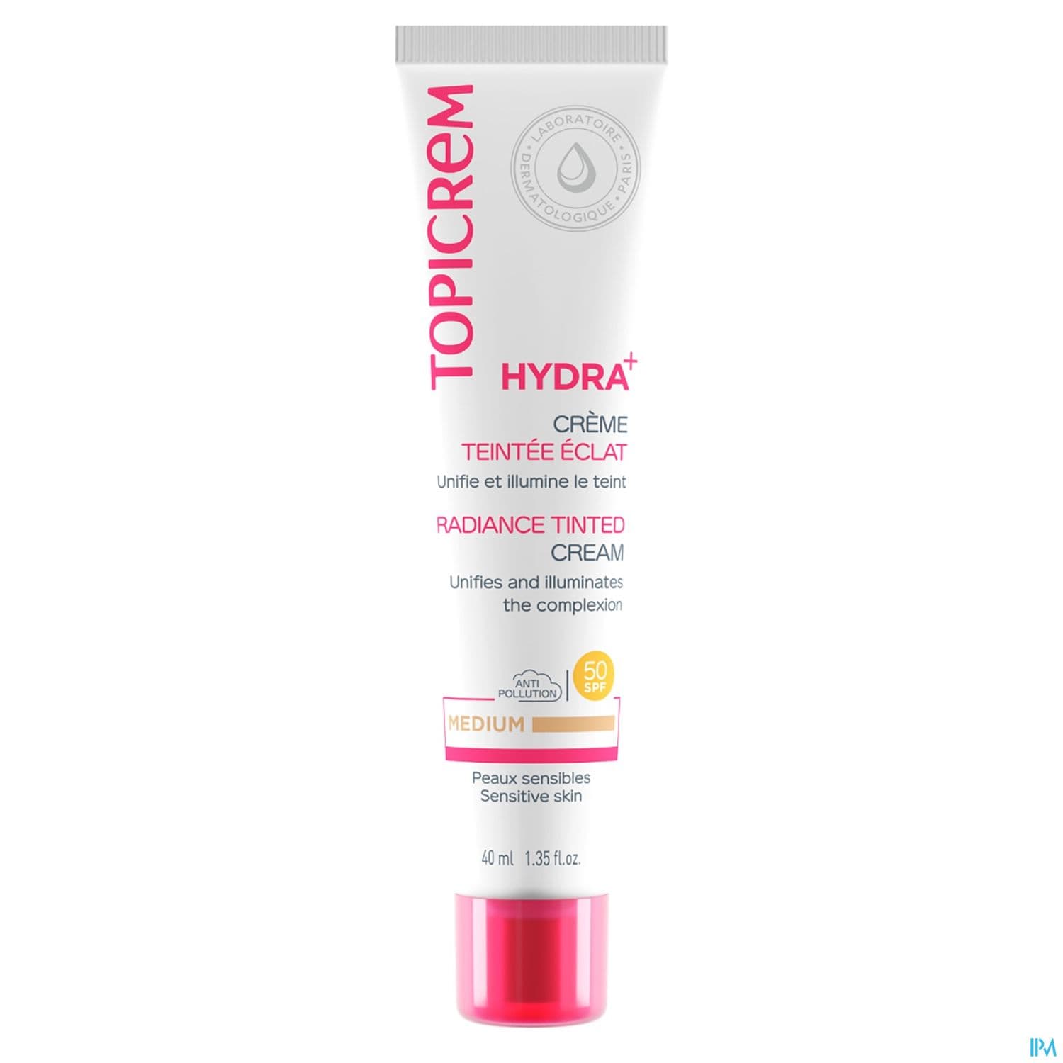 TOPICREM HYDRA+ CR TEINTE MED 40ML