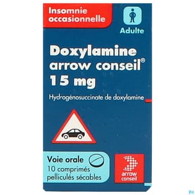 Doxylamine Arrow Conseil 15mg Comprime Secable 10