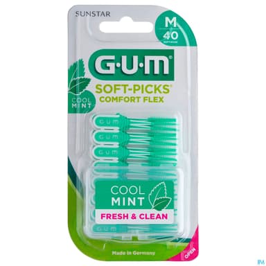 Gum Softpicks Comfort Flex Medium Mint 40
