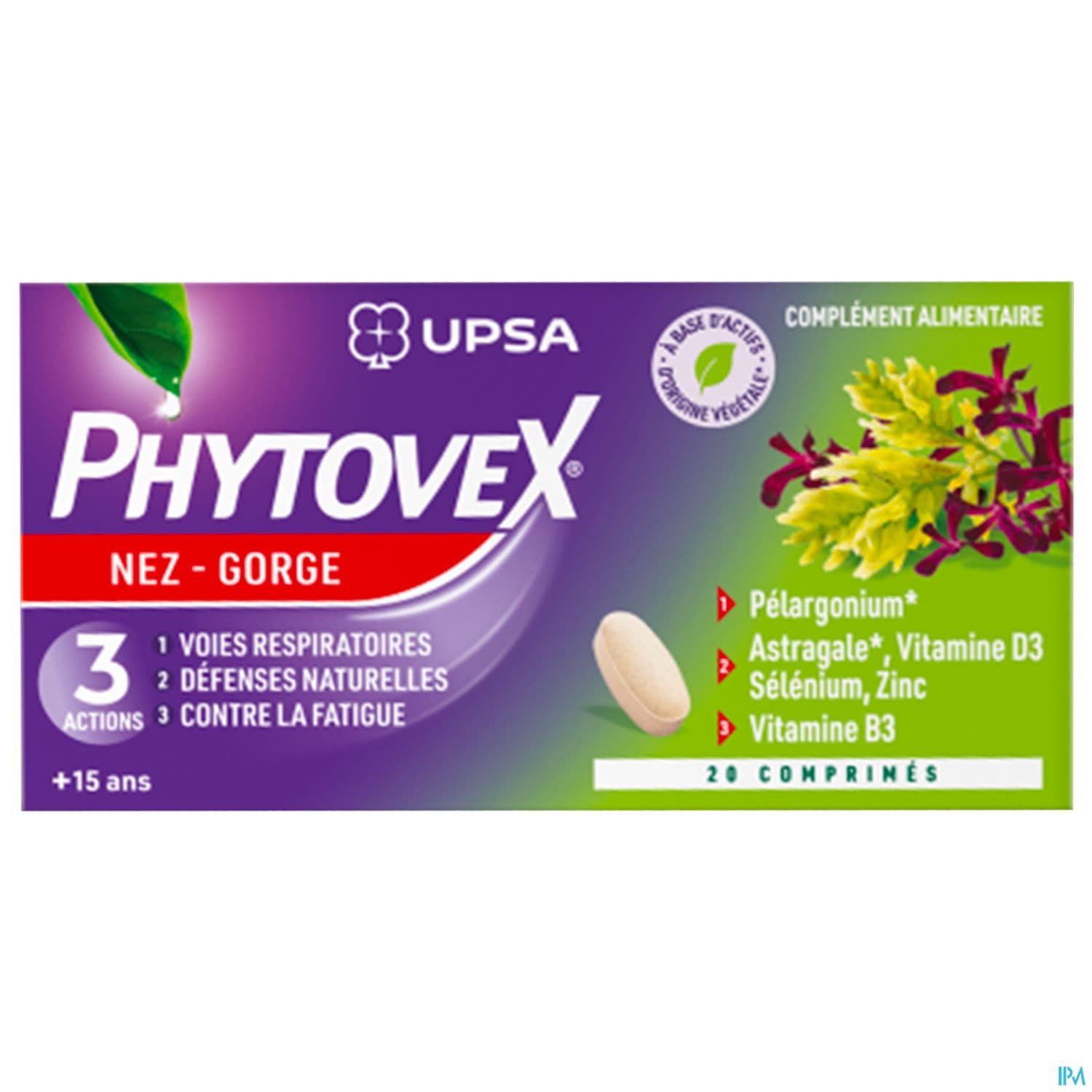 Upsa Phytovex Nez Gorge 3 Actions Comprime 20