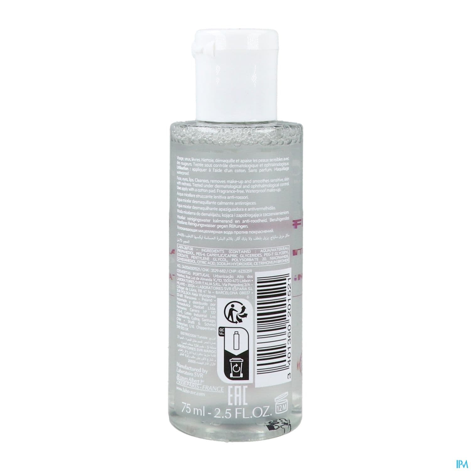 SVR SENSIFINE AR EAU MICEL 75ML