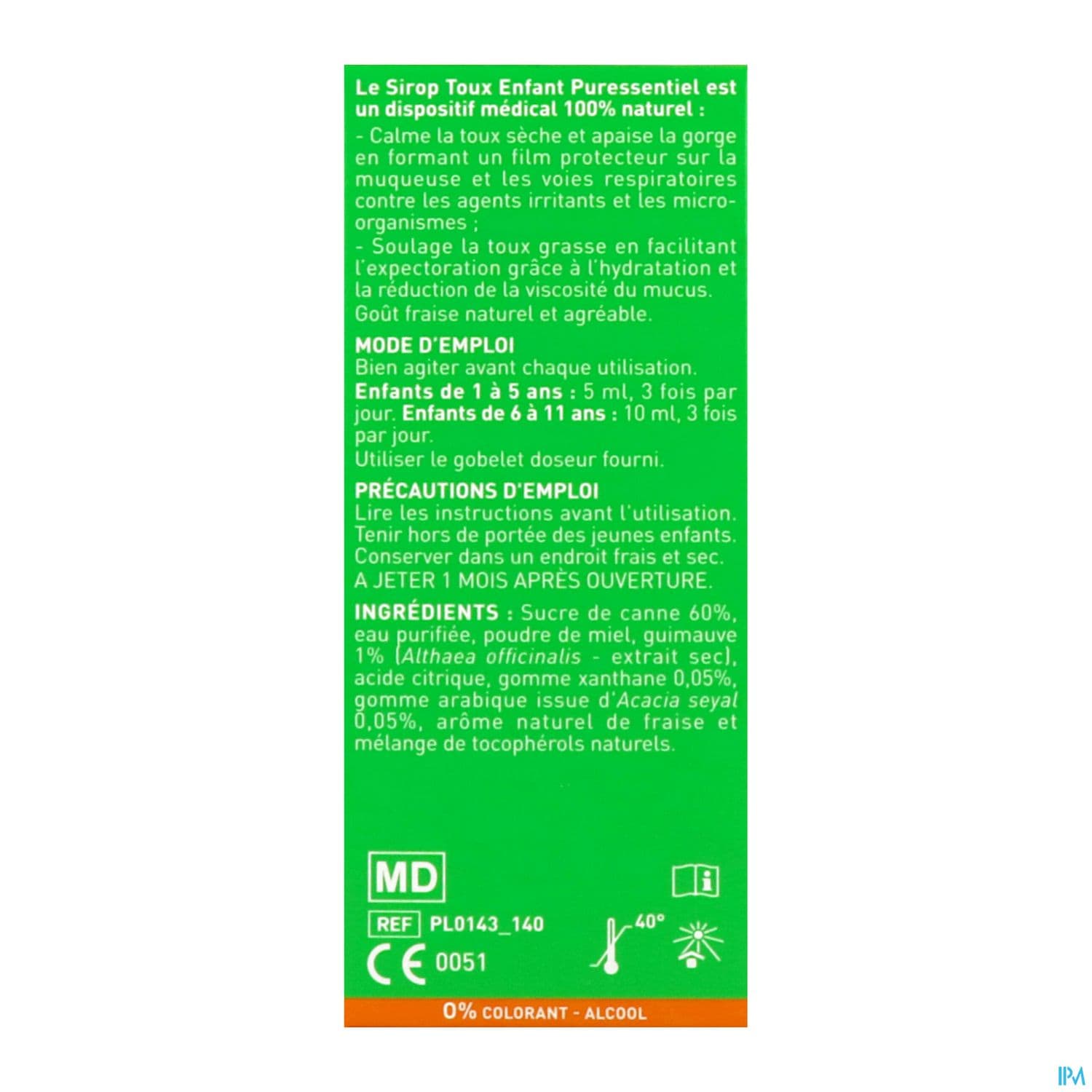PURESSENTIEL RESP SIROP TOUX ENF