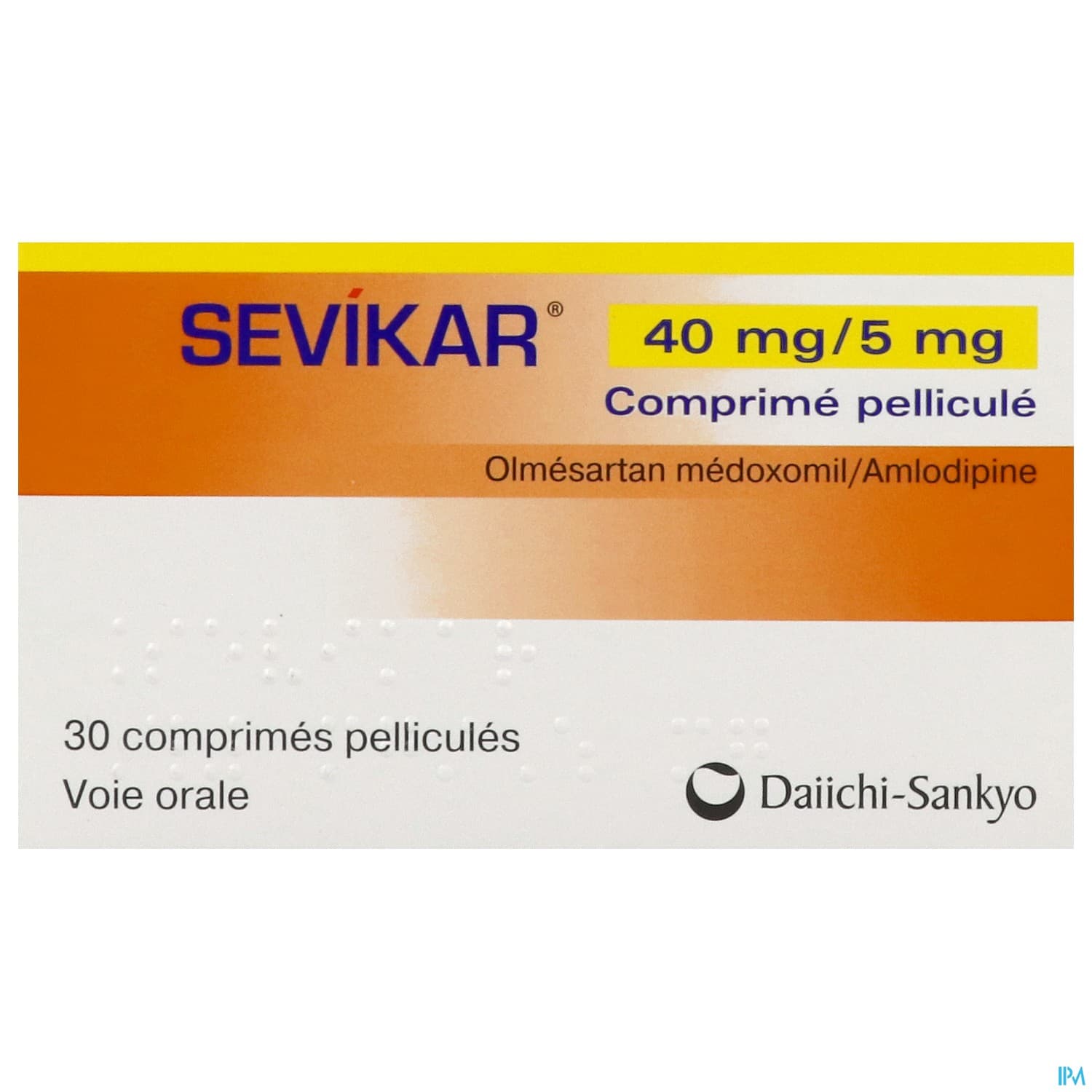 Sevikar 40mg/ 5mg Comprime 30