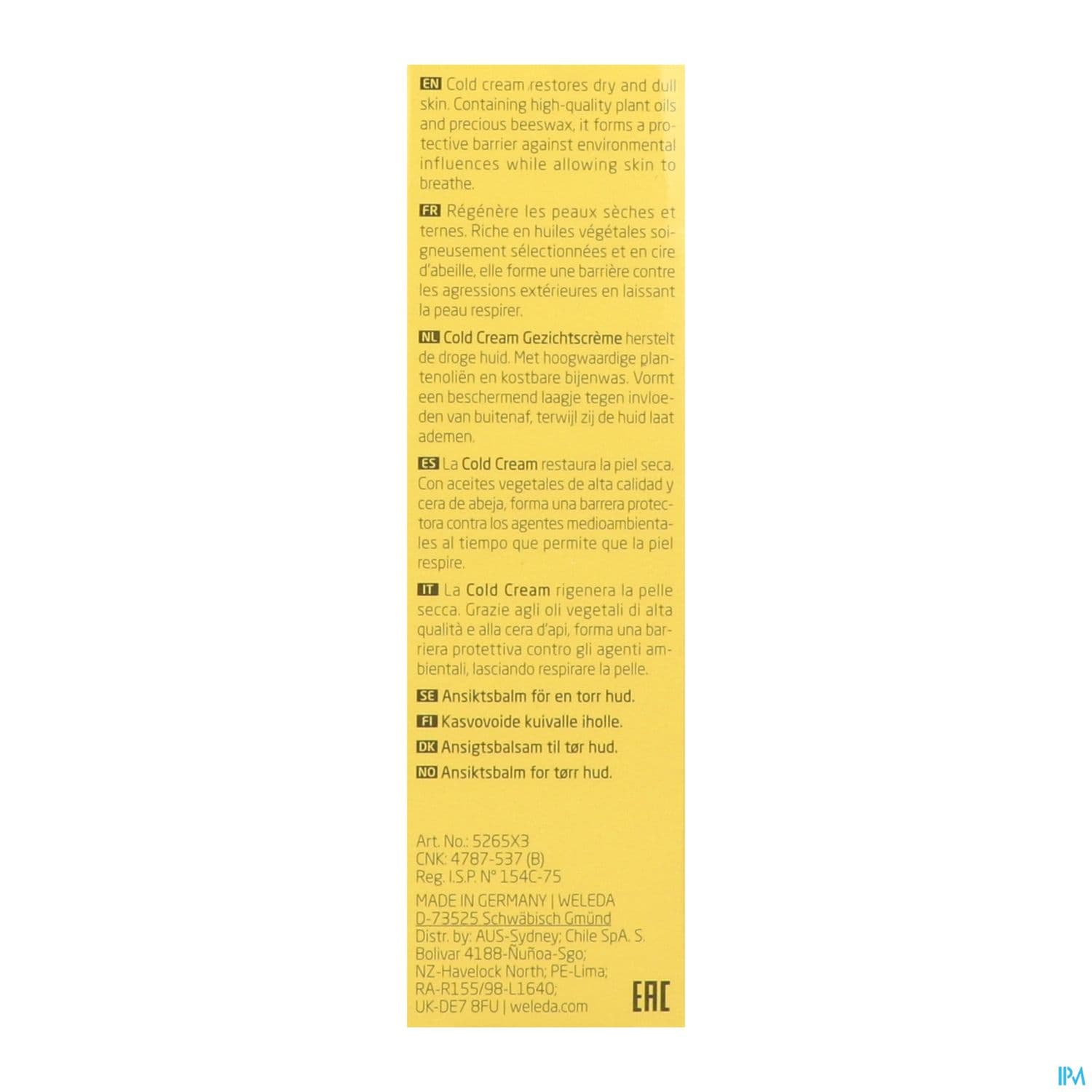 WELEDA COLD CREAM 30ML