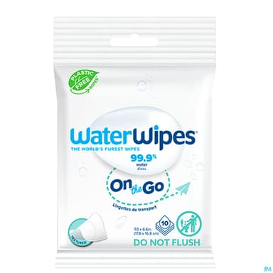 WATER WIPES LINGET BB ON THE GO 10