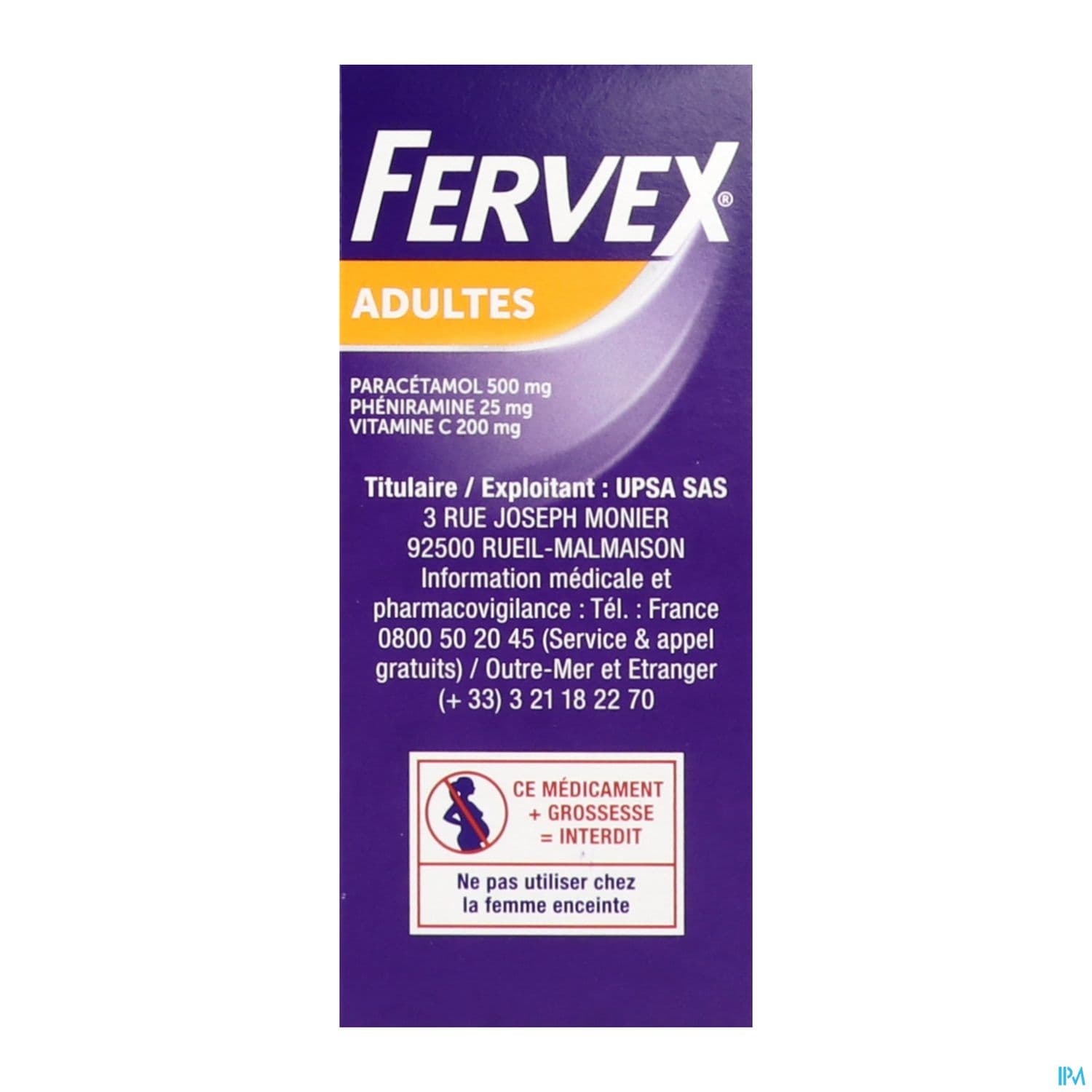 FERVEX ADULTES SACHET 8