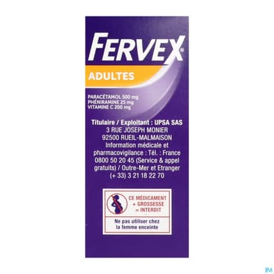 FERVEX ADULTES SACHET 8