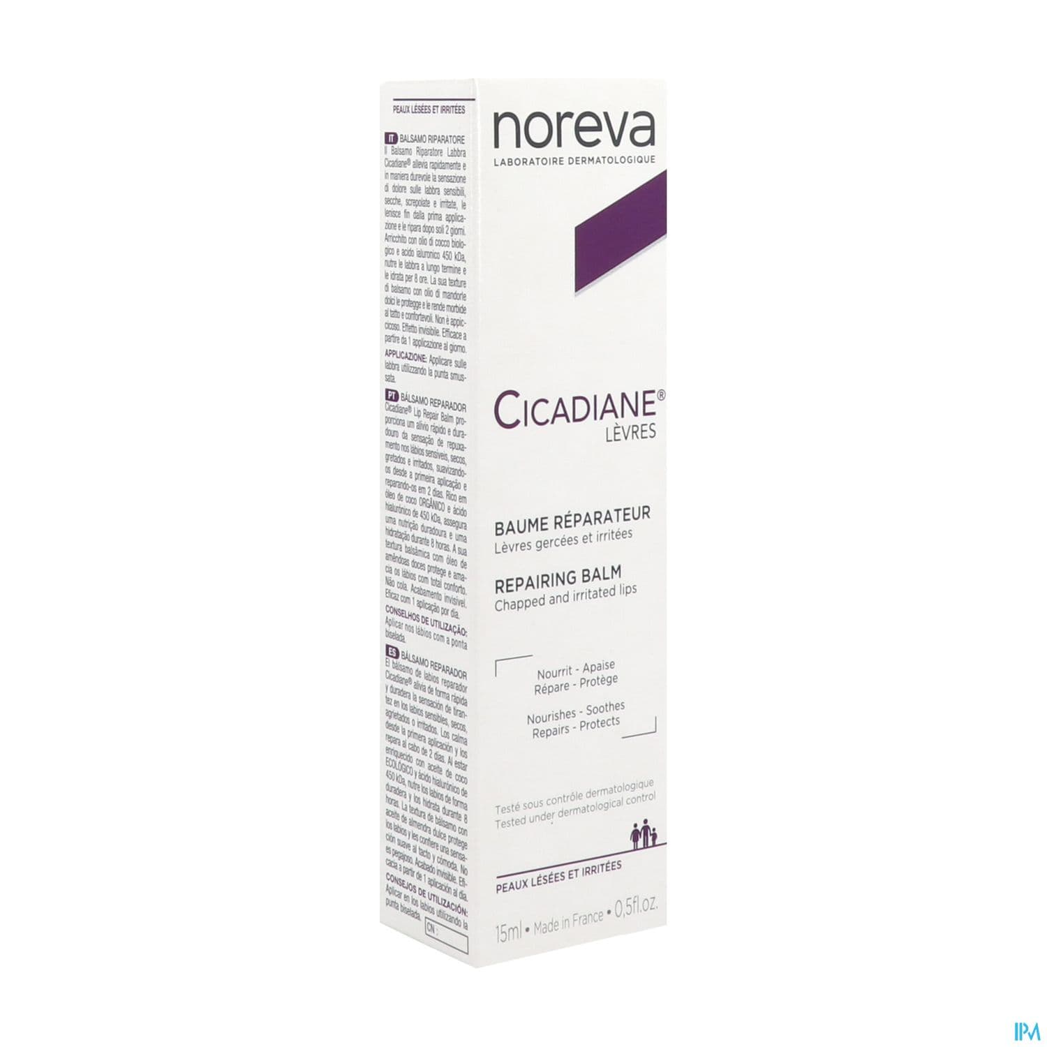 Noreva Cicadiane Levres Baume Reparateur 15ml