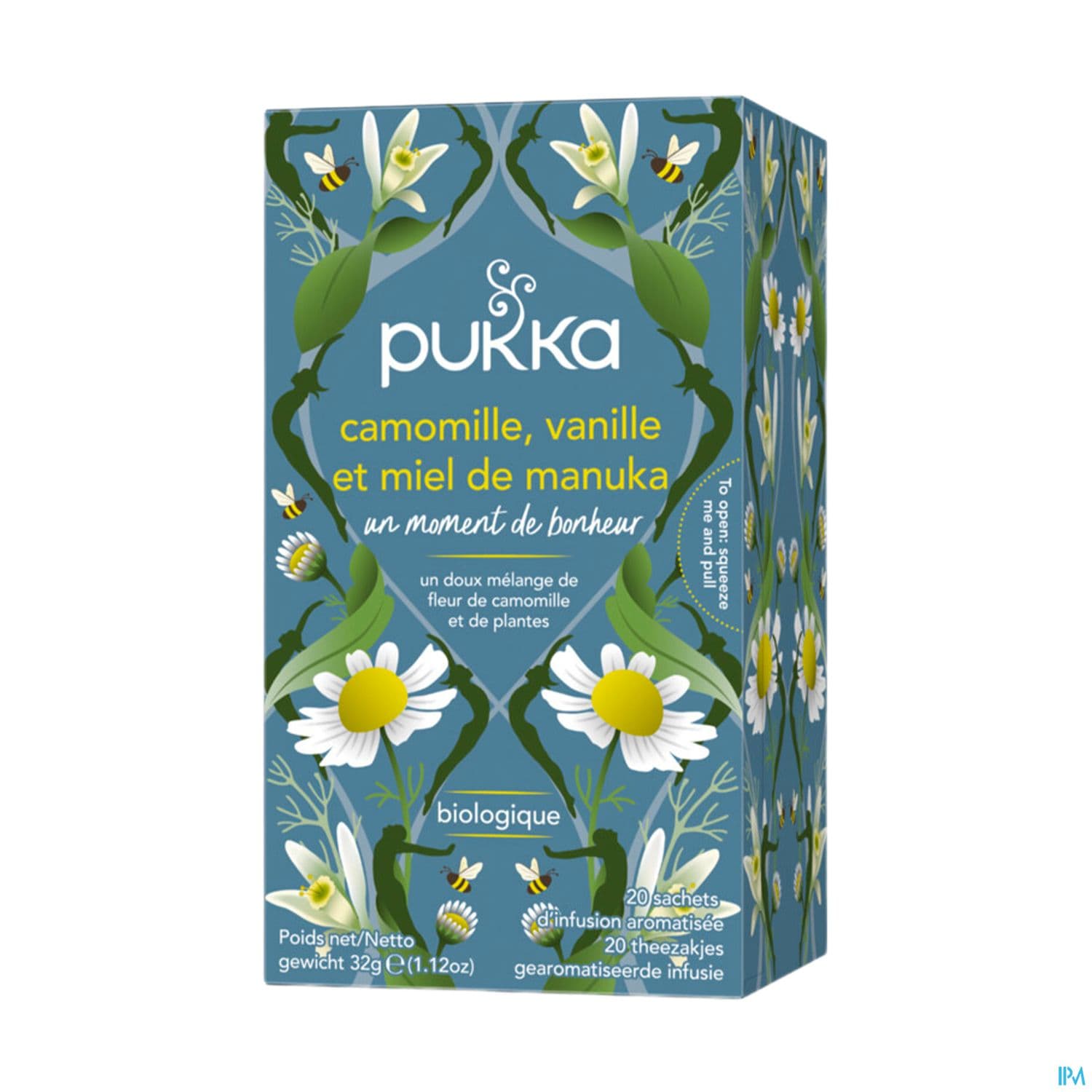 Pukka Infusion Camomille Vanille Miel De Manuka Bio Sachet 20