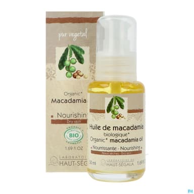 Laboratoire Du Haut-segala Huile Vegetale Bio De Macadamia Biologique 50ml