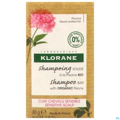 KLORANE SH SOLIDE PIVOINE BIO 80G