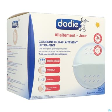 Dodie Coussinet Allaitement Slim Jour Pochette Individuelle 50