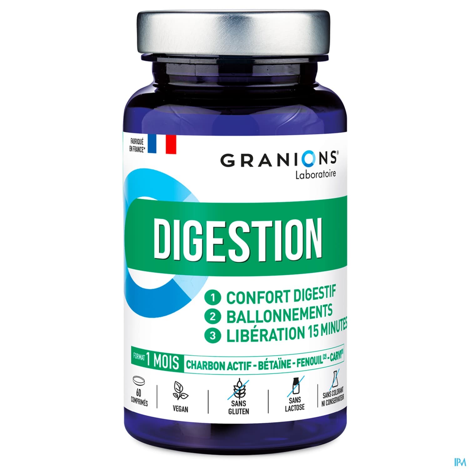 Granions Digestion Confort Digestif Ballonements Comprime 60