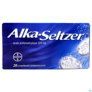 ALKA-SELTZER 324MG CPR EFFERV 20
