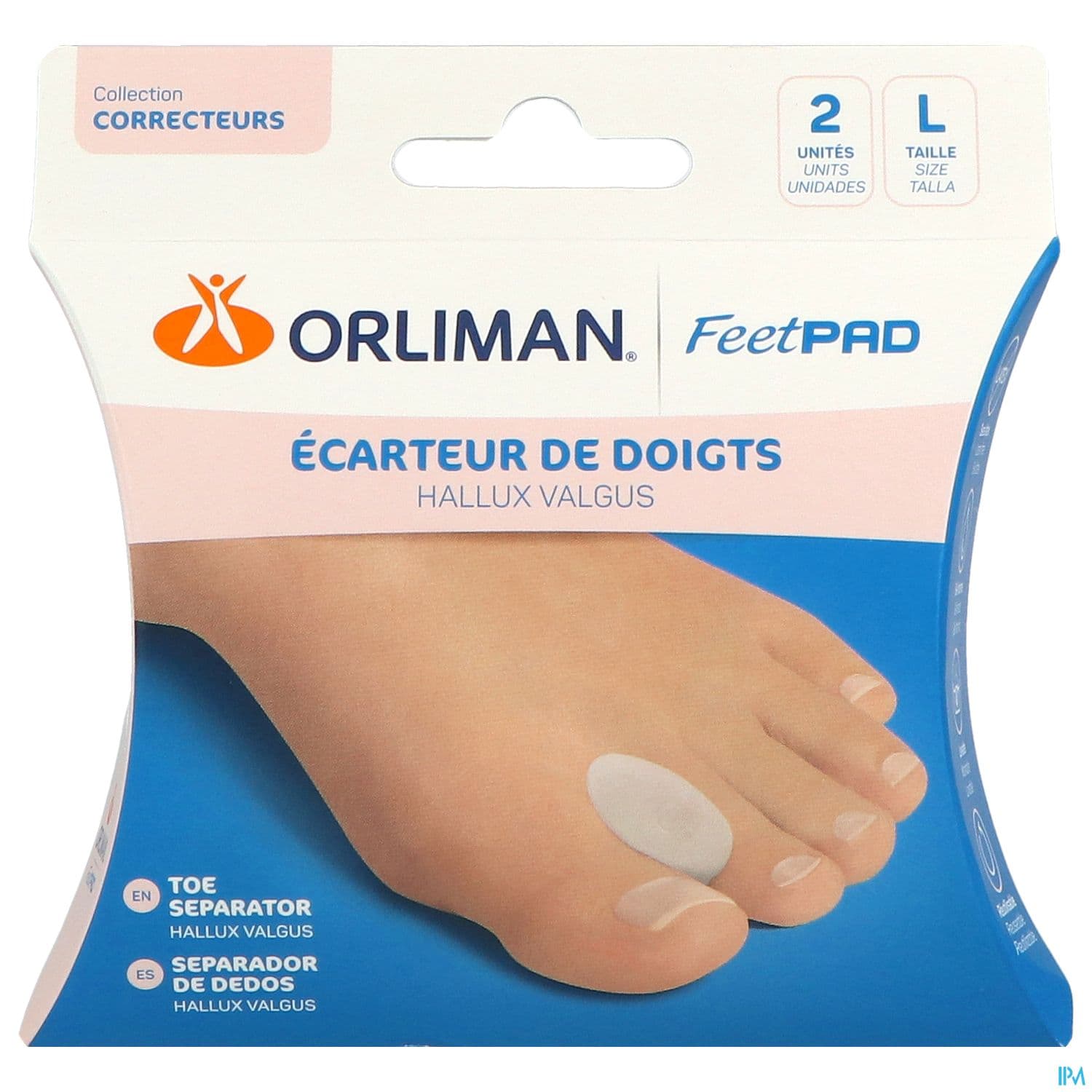 Orliman Feetpad Hallux Valgus Ecarteur De Doigts Tl X2
