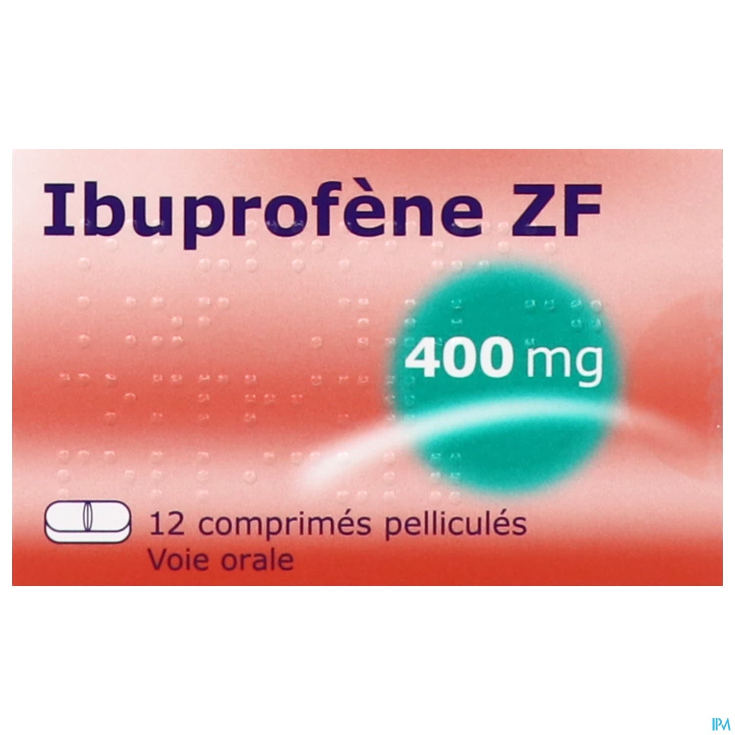 IBUPROFENE 400MG ZF CPR 12