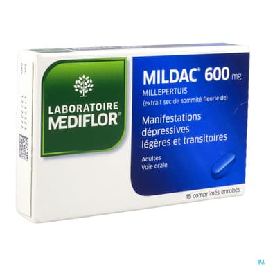 Mildac 600mg Comprime 15